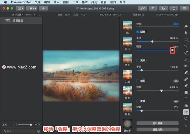 Pixelmator Pro?教程「141」，如何在 Pixelmator Pro?中应用?阴暗效果？