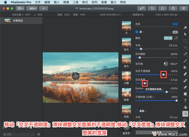 Pixelmator Pro?教程「188」，如何在 Pixelmator Pro?中应用星形效果？