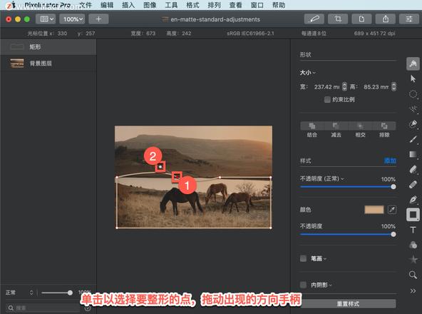 Pixelmator Pro?教程「210」，如何在 Pixelmator Pro?中转换锐点和平滑点？