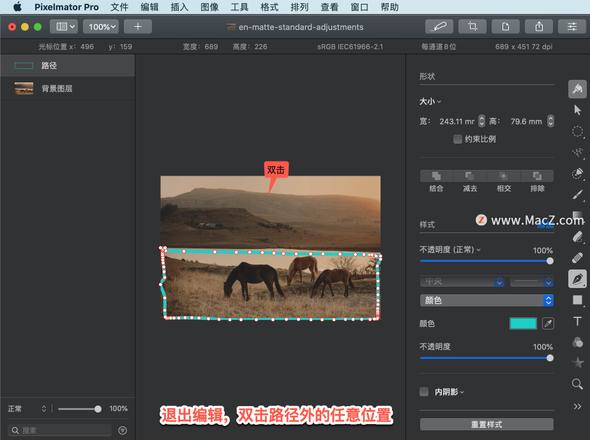 Pixelmator Pro?教程「208」，如何在 Pixelmator Pro?中使路径可编辑？