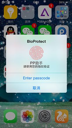 iPhone5s iOS8应用加密越狱插件BioProtect使用图文详解