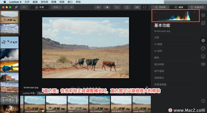 Luminar 4?教程「3」，认识 Luminar 4 编辑侧边栏