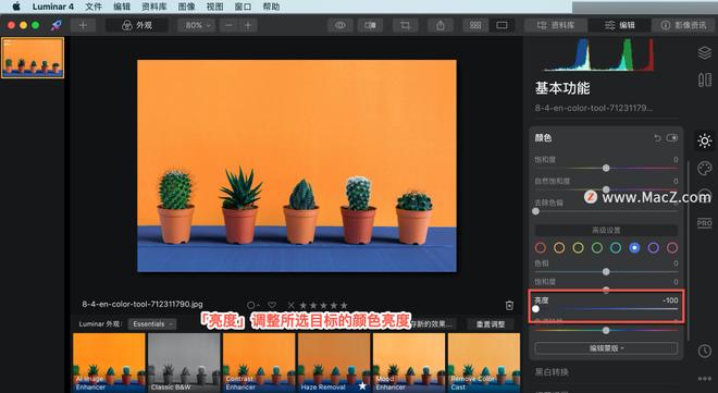 Luminar 4?教程「9」，如何在 Luminar 4 中?使用颜色工具？