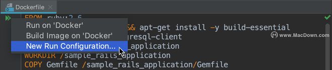 如何使用RubyMine中的Docker / Docker Compose?