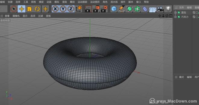 C4D实例教程：制作好吃的甜甜圈