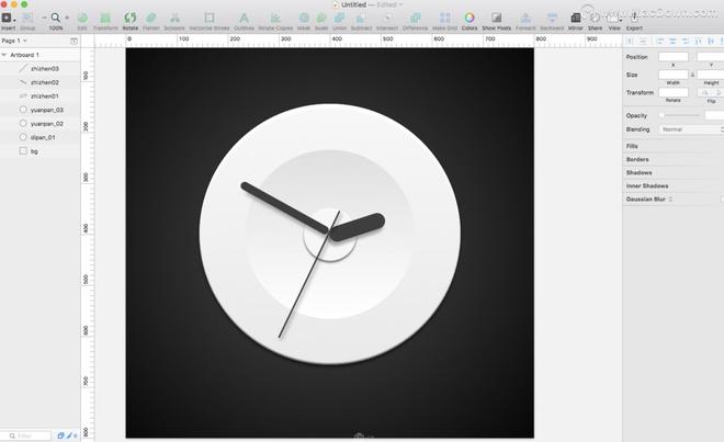 Sketch实例教程：制作一个时钟