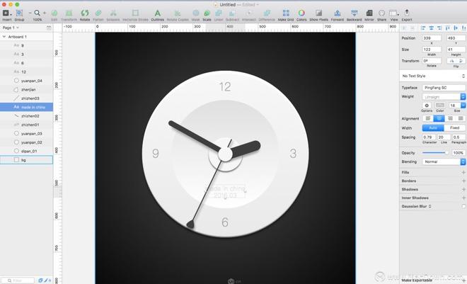 Sketch实例教程：制作一个时钟