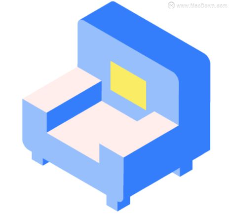 AI教程-用AI绘制沙发小图标