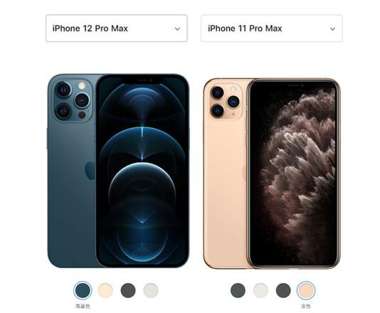 苹果12promax和11promax区别