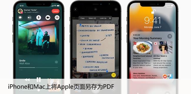 如何在iPhone和Mac上将Apple页面另存为PDF