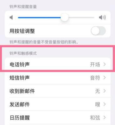 新手教程：苹果iPhone14铃声设置方法