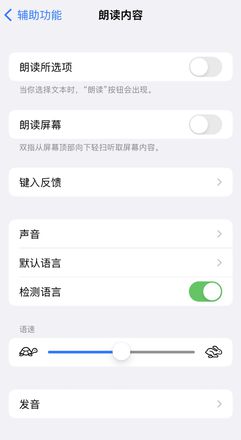 iOS 16 小技巧：让 iPhone 朗读屏幕上的内容或所选择的文本