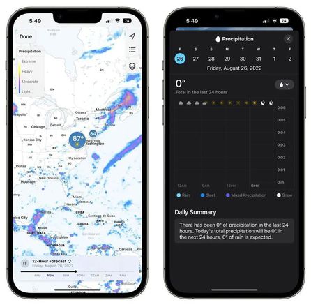 iOS 16的天气应用有哪些新功能？