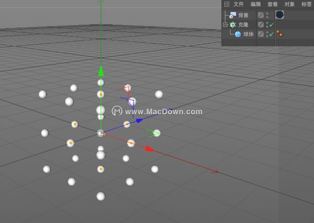 C4D基础入门-点运动图形动画教程