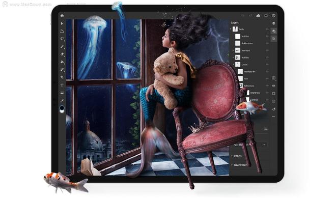 Adobe Photoshop 2020 for Mac将您的创造力带到iPad上