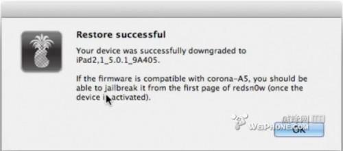 红雪RedSn0w 0.9.11b1降级iPhone 4S, iPad 2和new iPad (iPad 3)图文教程