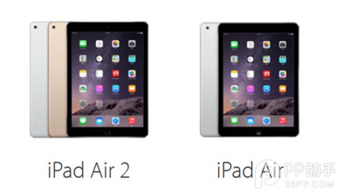 iPad Air2和iPad Air哪个好?iPad Air2/Air配置区别对比