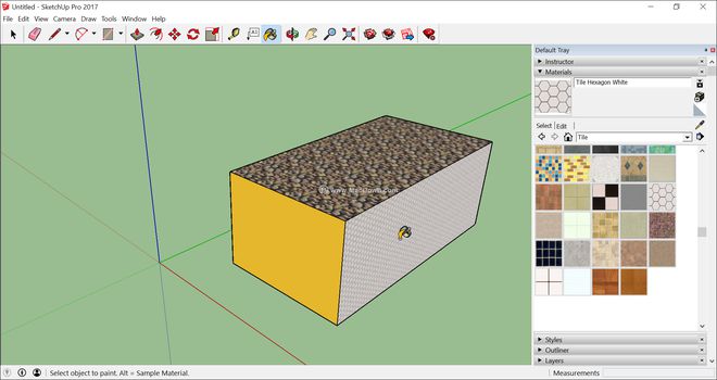 在SketchUp草图大师中创建第一个3D模型方法教程