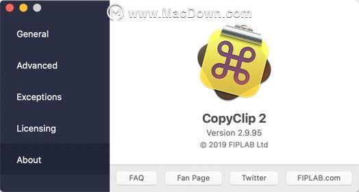 CopyClip 2 Mac软件功能特点详细介绍