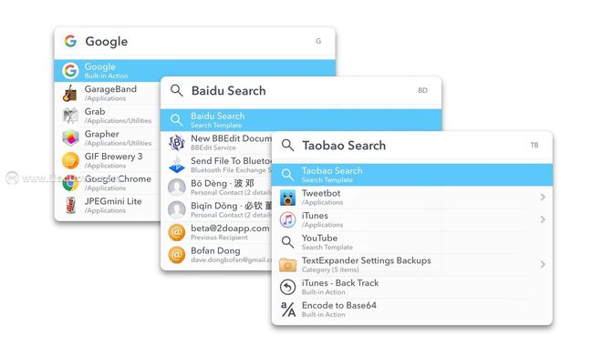 macOS 下最强大的启动器之一：LaunchBar