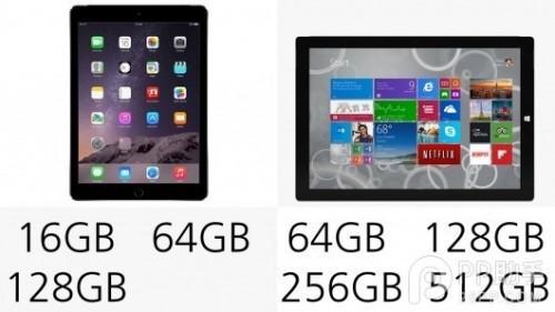 iPad Air2与Surface Pro3哪个好?Surface Pro3和iPad Air2参数配置区别对比