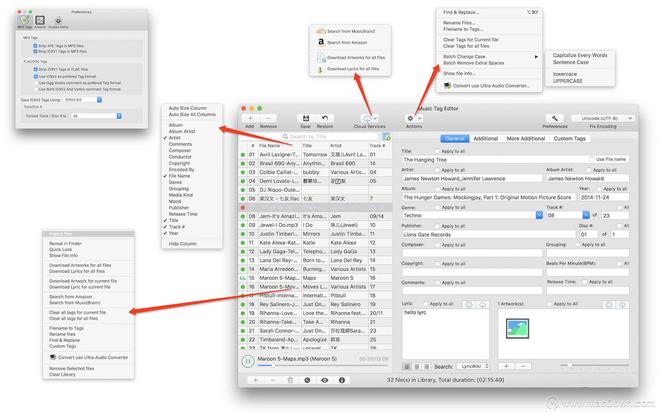 Mac的Music Tag Editor如何使用？