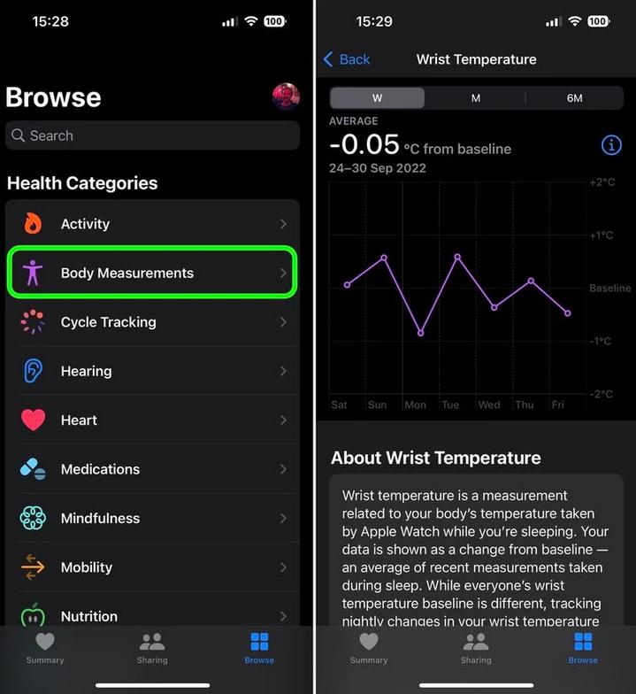 苹果手表怎么开启体温感应，Watch Series 8和Ultra教程