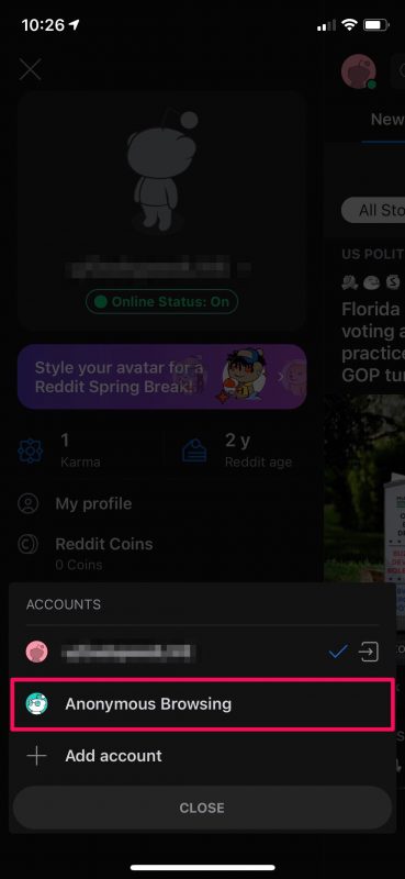 Reddit隐身模式设置，怎么在iPhone上匿名浏览Reddit