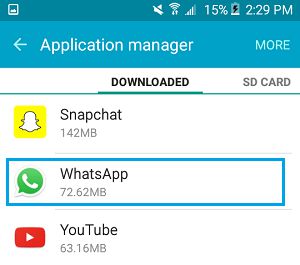 Android 手机上的 WhatsApp