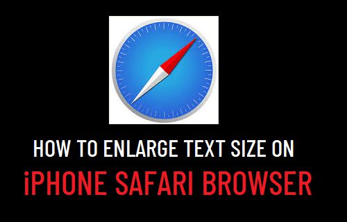 在 iPhone Safari 浏览器上放大文字大小