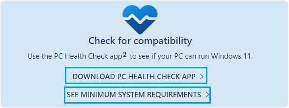 下载 PC 健康检查应用程序