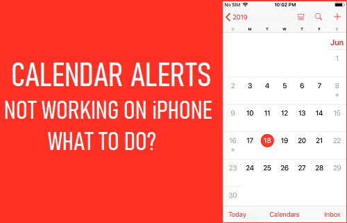 日历提醒在 iPhone 上不起作用