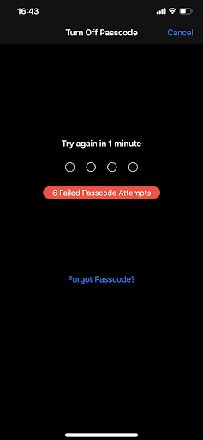 忘记了我的屏幕时间密码