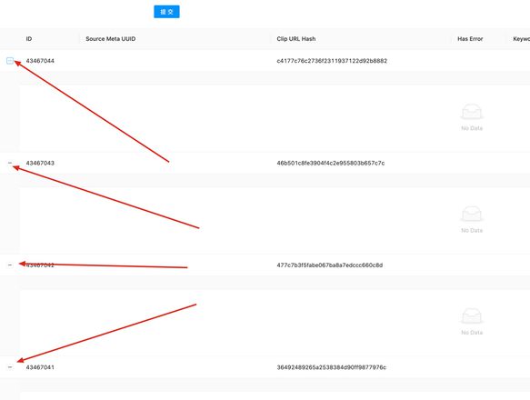 为什么使用 Ant Design Vue 的 嵌套子表格 的时候，点了一个加号，其他不相关的加号也展开了？