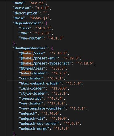 vue-ts-webpack搭建项目，编译报错是为什么？