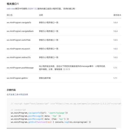 微信小程序webview中使用微信jssdk的问题？