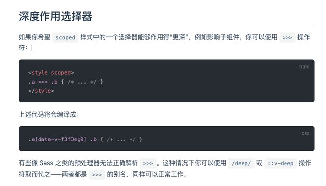 css深度作用选择器::deep是只有vue有这个说法？