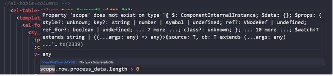 Typescript + element-plus中el-table使用scope，类型怎么定义?