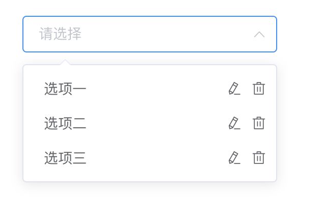 elementUI 下拉框select可编辑option?