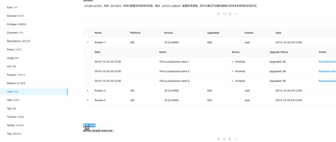 为什么使用 Ant Design Vue 的 嵌套子表格 的时候，点了一个加号，其他不相关的加号也展开了？