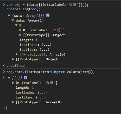 js/es6 去除数组中的数组前面的数字