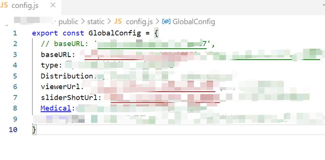 vue中的自己写的配置js文件在打包后更改不生效