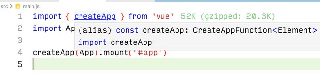 import { createApp } from 'vue',这个大括号是什么意思?