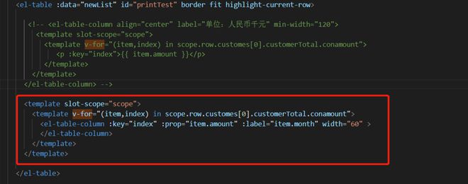 element ui 的 el-table-column 有slot-scope="scope"该怎么循环