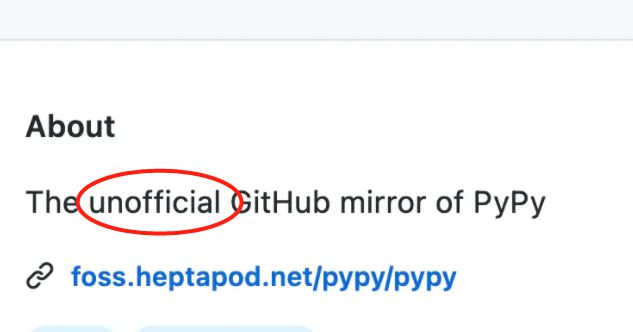 为什么 pypy 怎么伟大的项目，github 上的关注度却很低？