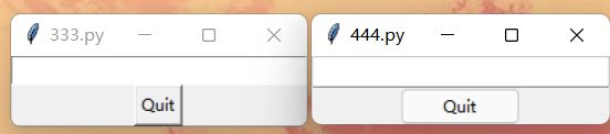 tkinter库导入方式不同，窗口有丑美区别
