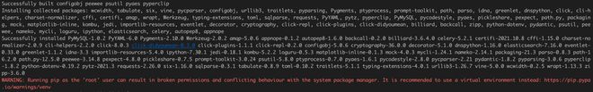 Docker 打包镜像的时候，如果让 pip 不要警告 root