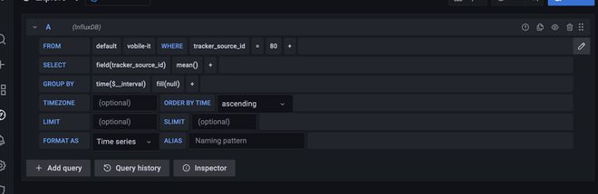 grafana 查询 influxdb 数据，where 条件如何不要自动添加单引号？