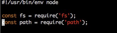 linux node编写shell脚本报错
