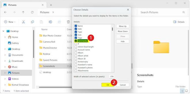 如何在Windows11/10中向文件夹添加注释